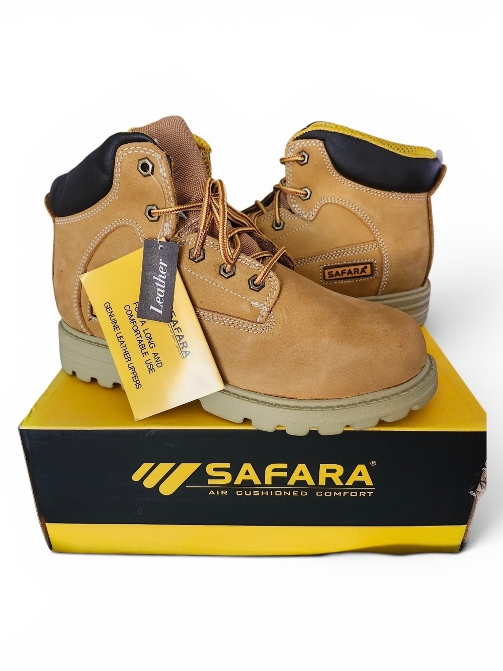 Men's Safara Tan Work Boots